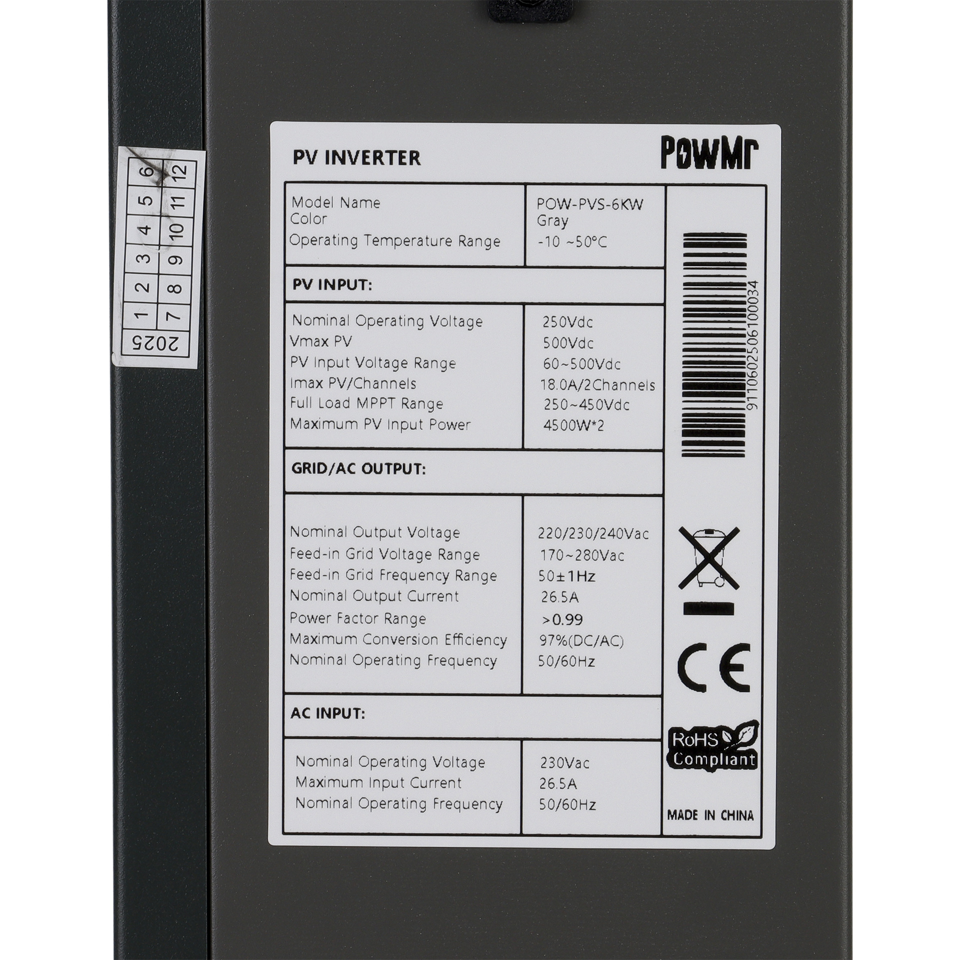 The new 6000W MPPT pure sine wave solar reverse control all-in-one machine with CT anti-reverse flow and mains power complementarity for cross-border use Application Scenario