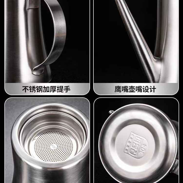 Kaibaida thickened 304 stainless steel oil pot with filter, large-capacity oil filter, household kitchen vinegar pot and soy sauce jar Application Scenario