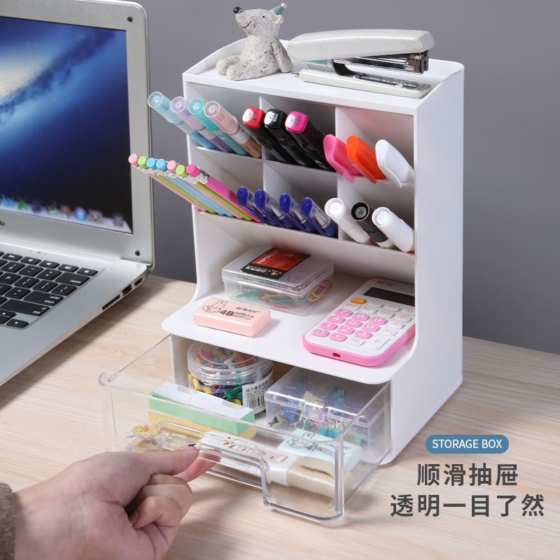 Woven storage basket, makeup storage box, multi-functional storage and organization basket details Picture