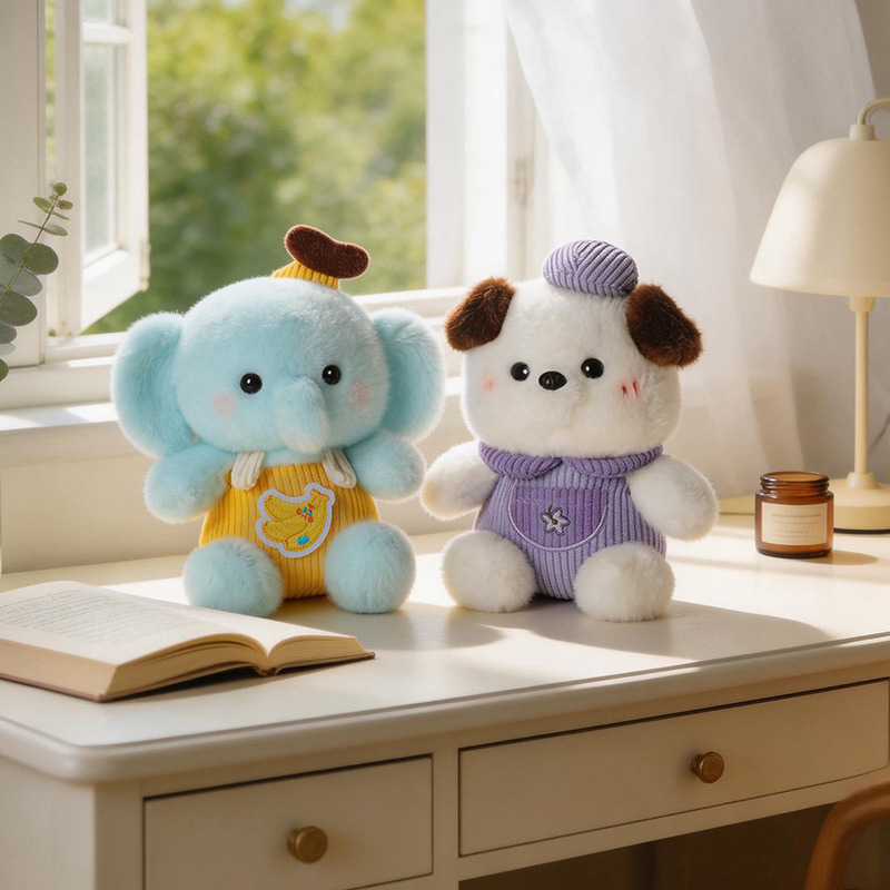 Scented Fruit Fruit Palm Treasure Series Fruit Penguin Bear Stress-relieving Plush Toy Doll Table for soft and cute children Application Scenario