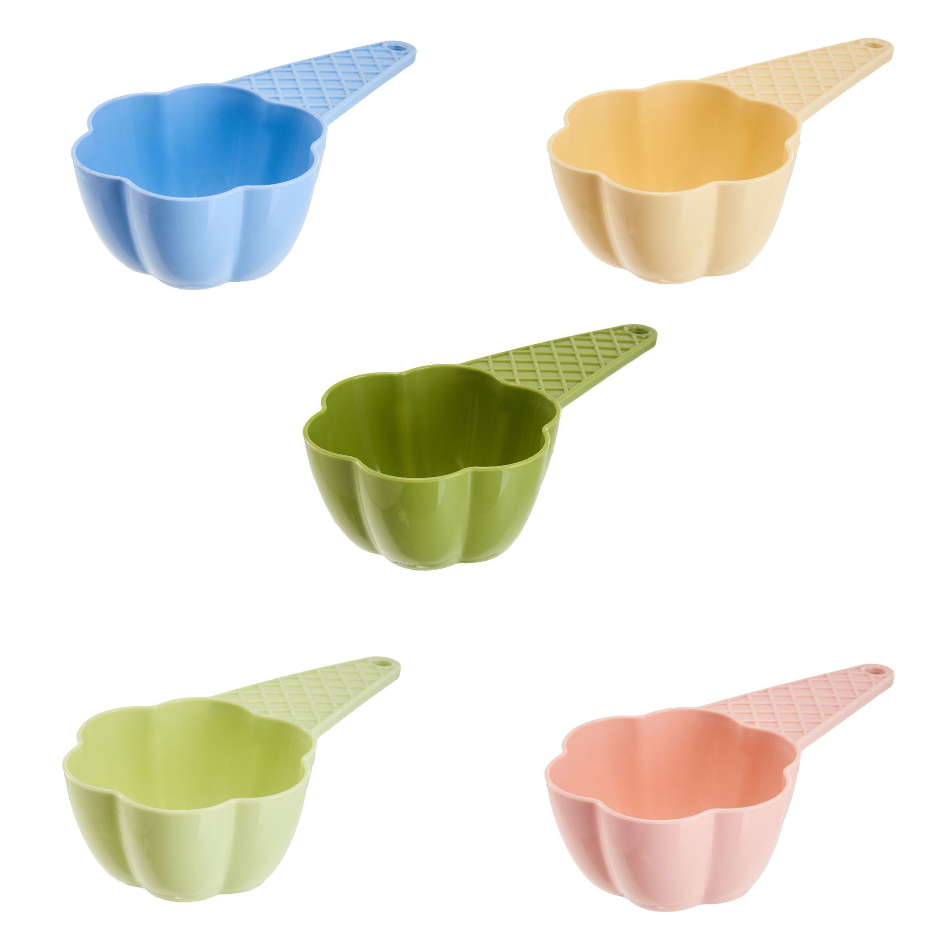 New wholesale pet supplies spoons, dopamine-colored ice cream shaped food spoons, easy-to-clean cat and dog food spoons Item Picture