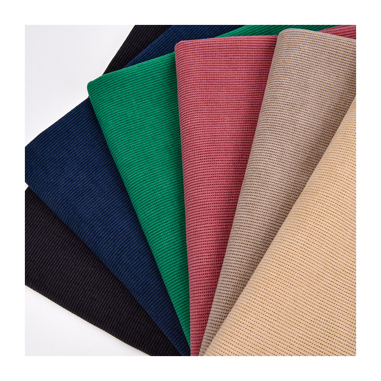 In stock for autumn and winter, 300g European cotton fleece ultra-fine knitted elastic fabric fashion pants and jackets are made of Shere fleece fabric Application Scenario