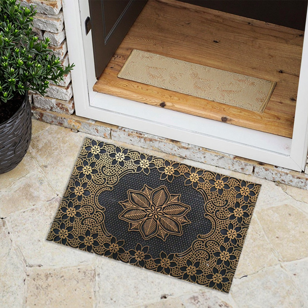 橡胶地垫门垫入户门地毯防滑脚垫欧式中式北欧风耐磨耐脏地毯