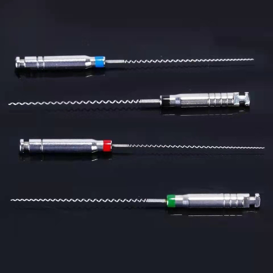 Cross-border exclusive dental delivery needle, spiral delivery needle, stainless steel root canal machine, handless pulp extraction needle, administration needle Specification image