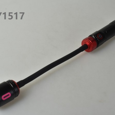 跨境强磁汽修手电筒强光充电调焦LED软管机床工作维修检修烧烤灯