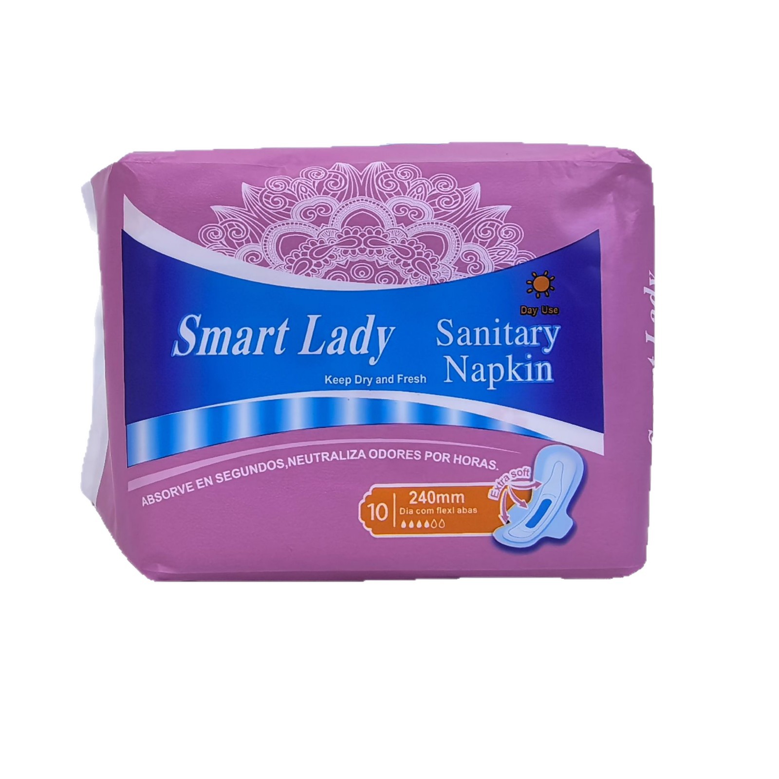 卫生巾/卫生棉/姨妈裤/卫生巾护垫/女生用品白底实物图