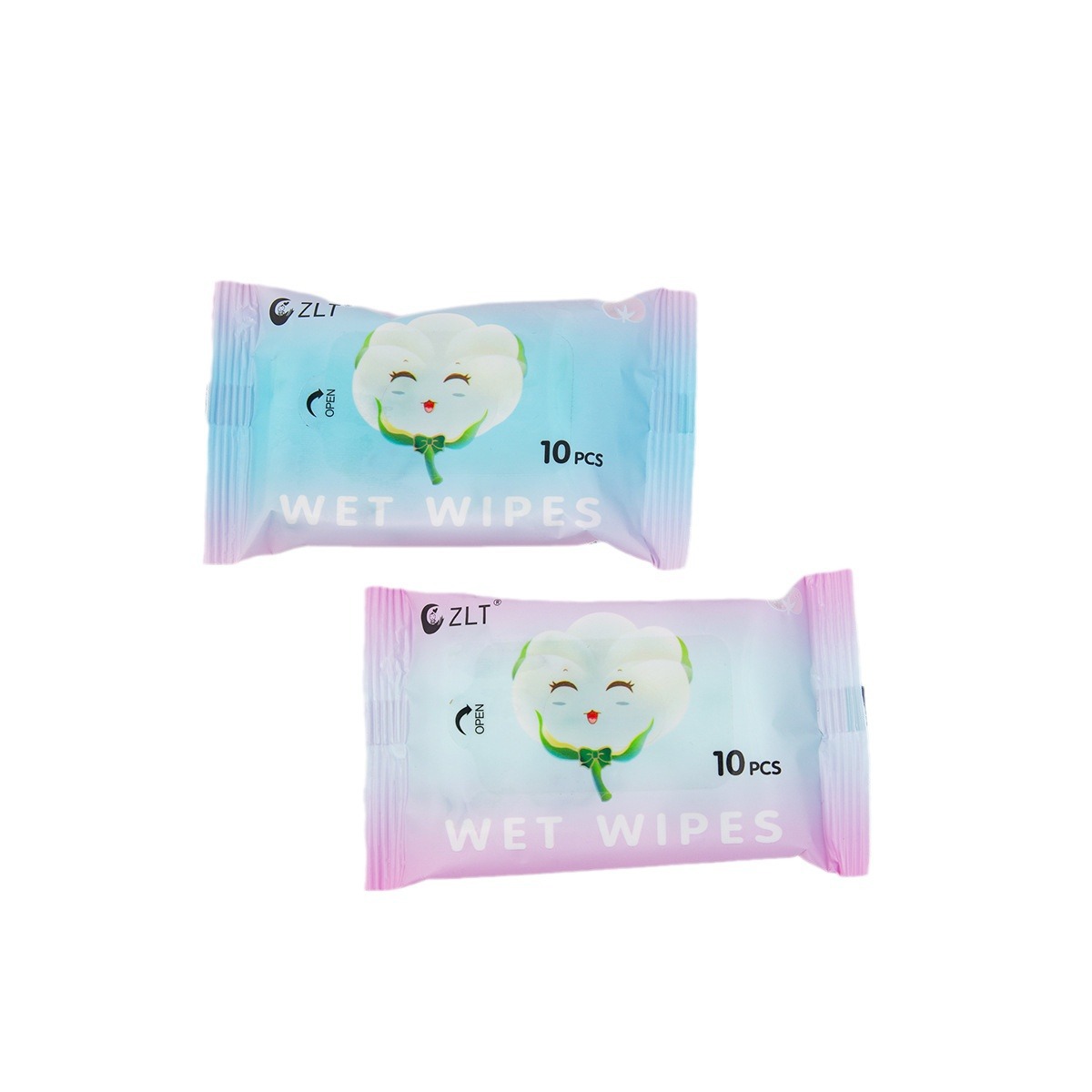 Clean Treasure Children's Mini Portable Wet Wipes, wholesale of Student small packages, disposable mini portable small packs of wet wipes Item Picture