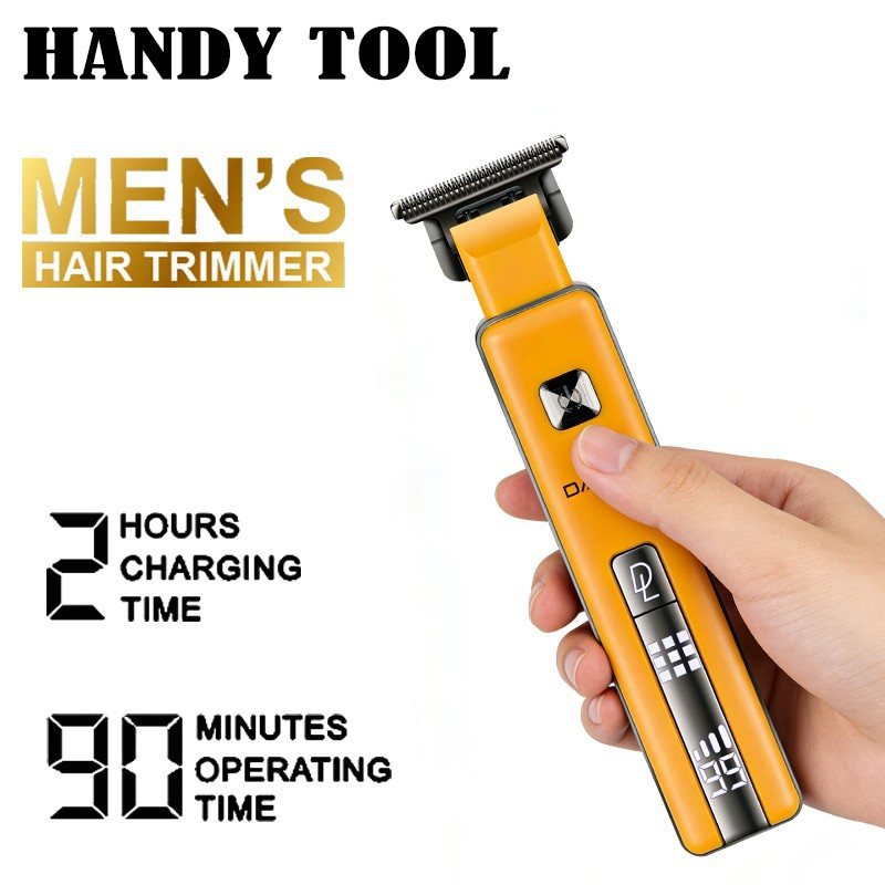 DALING 0021 Hair clipper with digital display USB charging oil head clipper for home hair salon engraving haircuts Specification image