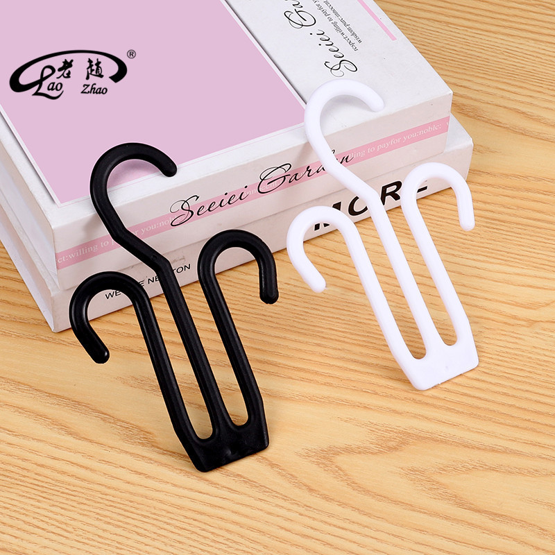 免打孔拖鞋挂钩浴室简易鞋挂勾塑料人字拖钩多用超市鞋钩展示挂钩