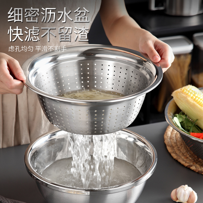 沥水篮、盆实物图