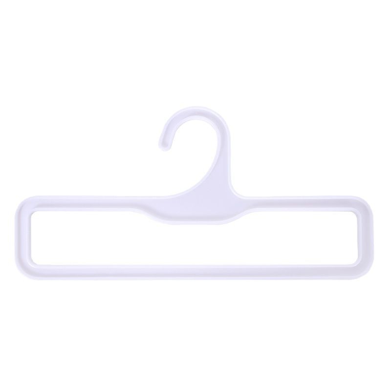 塑料长方形浴巾架成人儿童围巾架商场超市毛巾架专卖店厂家批发白底实物图