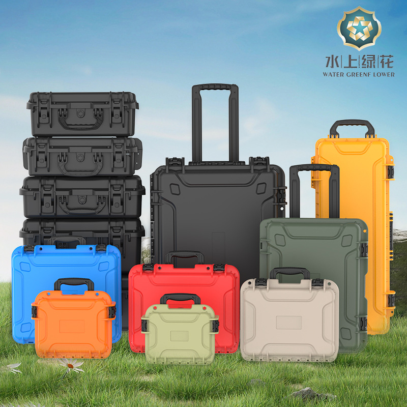 Cross-border exclusive waterproof sealed safety box, high-end fashionable precision instrument and equipment shockproof portable storage box full figure