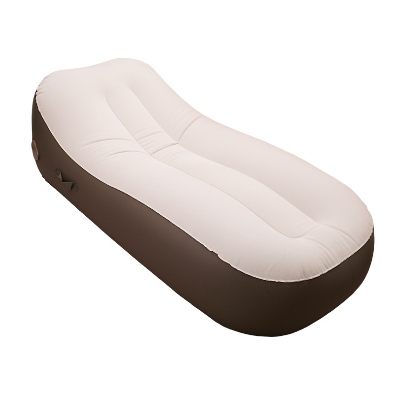Xanoduji lazy sofa, camping lounge chair, single person midday rest, widened folding bed, outdoor lazy inflatable bed Item Picture