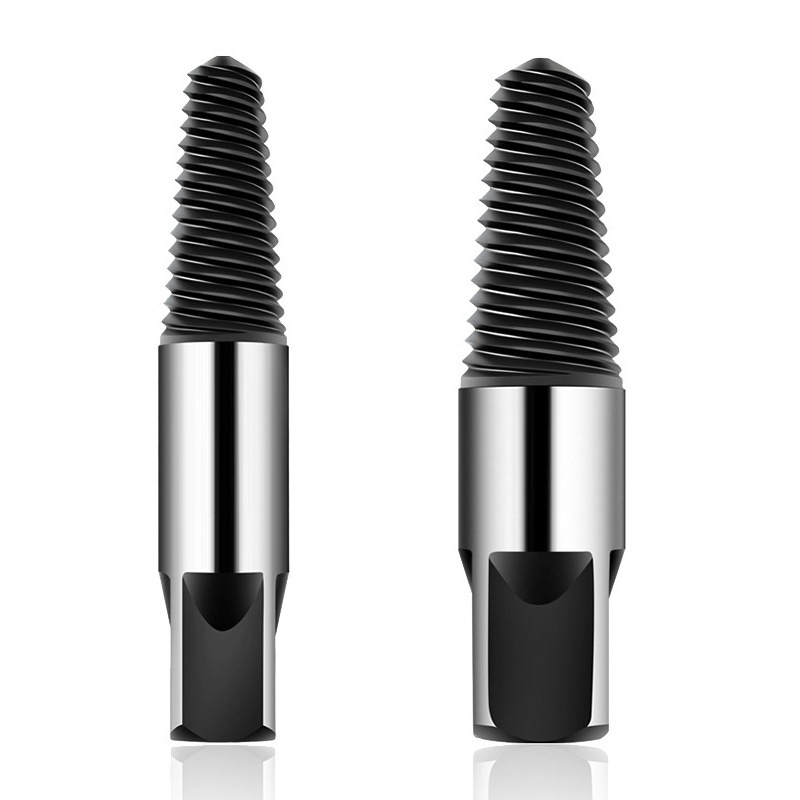 Cross-border water pipe broken thread remover, double-ended thread tool, tap, screw remover wholesale, reverse thread repair tap Specification drawing