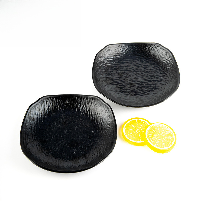 A5密胺盘日式风餐厅饭店自助烧烤盘酒吧西餐厅乌冬面盘方形盘产品图