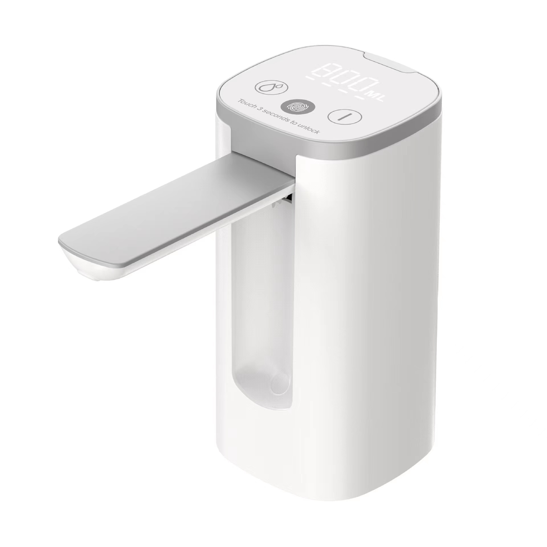 Fingerprint child lock touch screen digital display folding electric water pump, mineral water filling device, household barrel water pump Item Picture