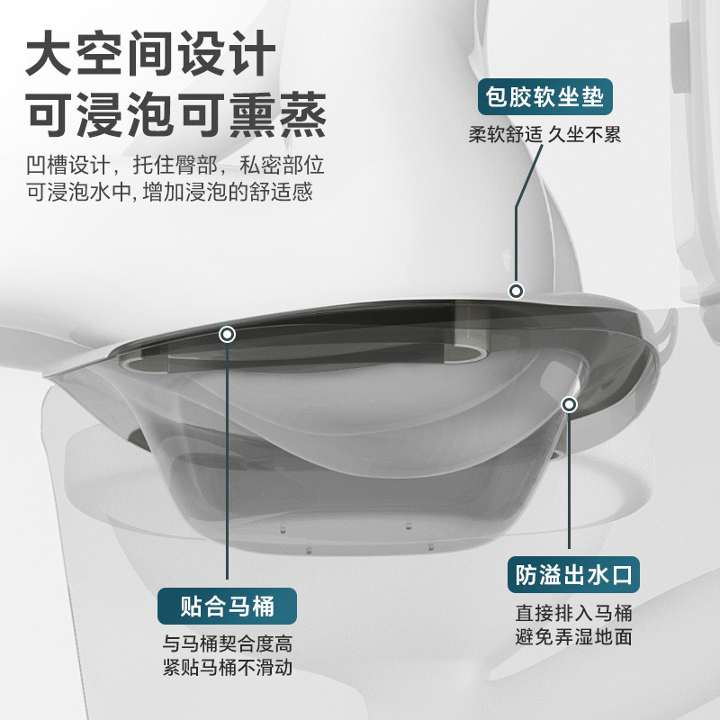 坐浴盆男女洗手盆孕妇免蹲屁股清洁产月子熏蒸痔疮护理细节图
