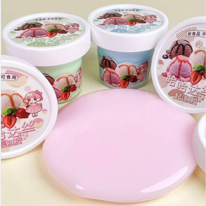 Pelebao venta directa de fábrica hahada seda líquido nano pegamento espuma pegamento cristal barro no pegajoso mano descompresión diy jugar details Picture