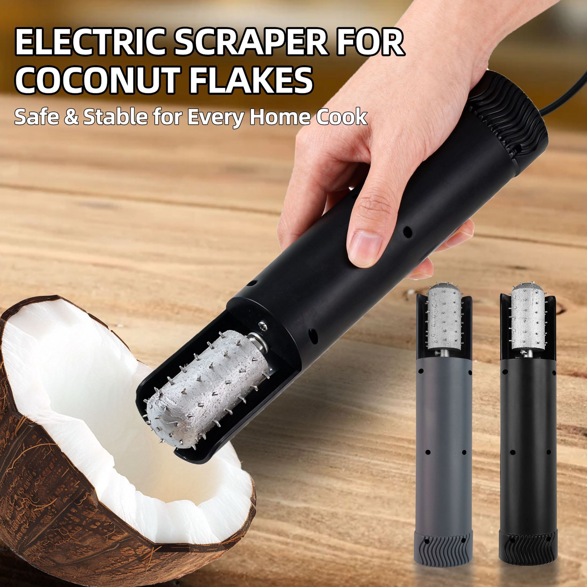 Cross-border best-selling coconut meat mixer, electric coconut meat mixer, anti-splash coconut meat mixer