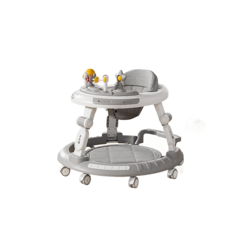 婴儿学步车6-18个月多功能婴幼儿宝宝儿童三合一学行车婴儿玩具车白底实物图