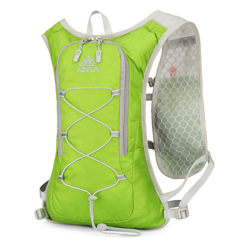 Azela outdoor vest bag, mountain bike riding backpack, mountaineering sports bag, hiking water bag, backpack Item Picture