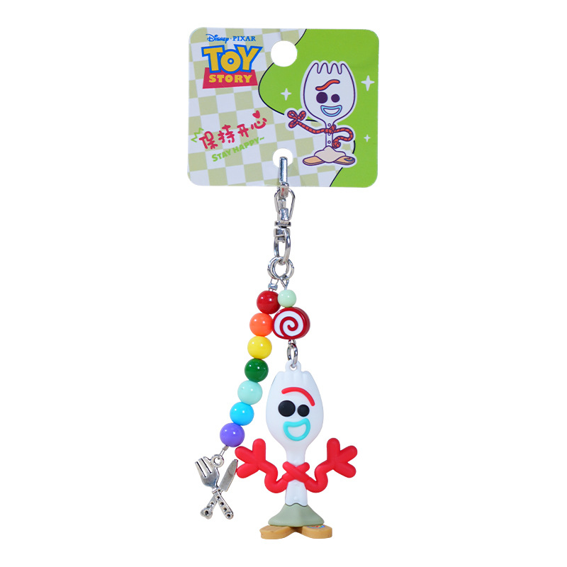 Official Toy Story knife, knife, fork, fork series pendants, cartoon and funny dolls, bags, accessories, car keychains Item Picture
