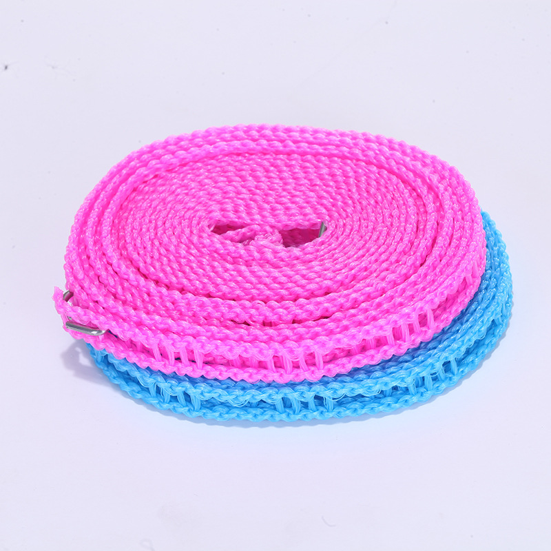 Anti-slip and windproof clothesline, fence-type clothesline, quilt drying rope, drying rope, outdoor travel hanging rope details Picture