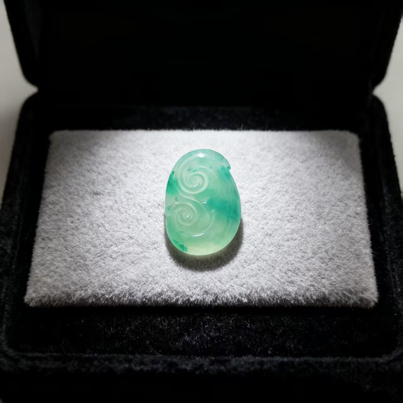 African Jade Ruyi pendant, jade pendant material, handcrafted diy necklace, jewelry accessory wholesale Specification image