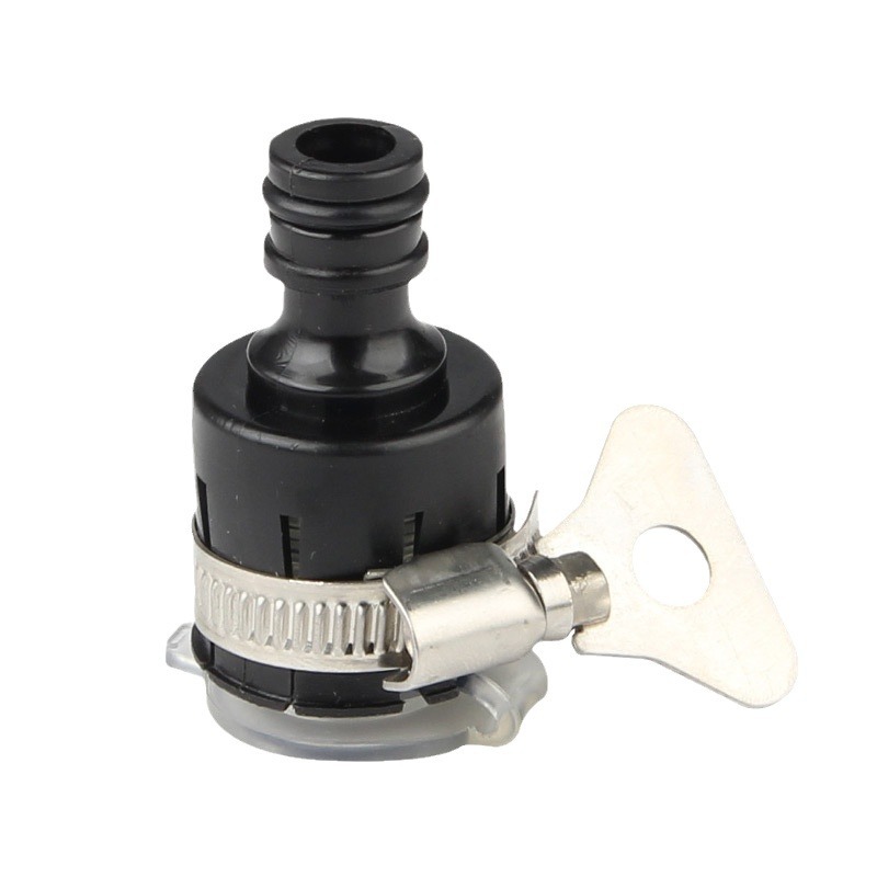 厂家直供PVC奶嘴万能接头黑奶嘴4分6分接头防脱落水龙头接头现货产品图