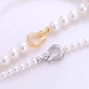 diy accessories: 18K simple horseshoe buckle single-row pearl necklace, sweater chain, bracelet, lock buckle accessory details Picture
