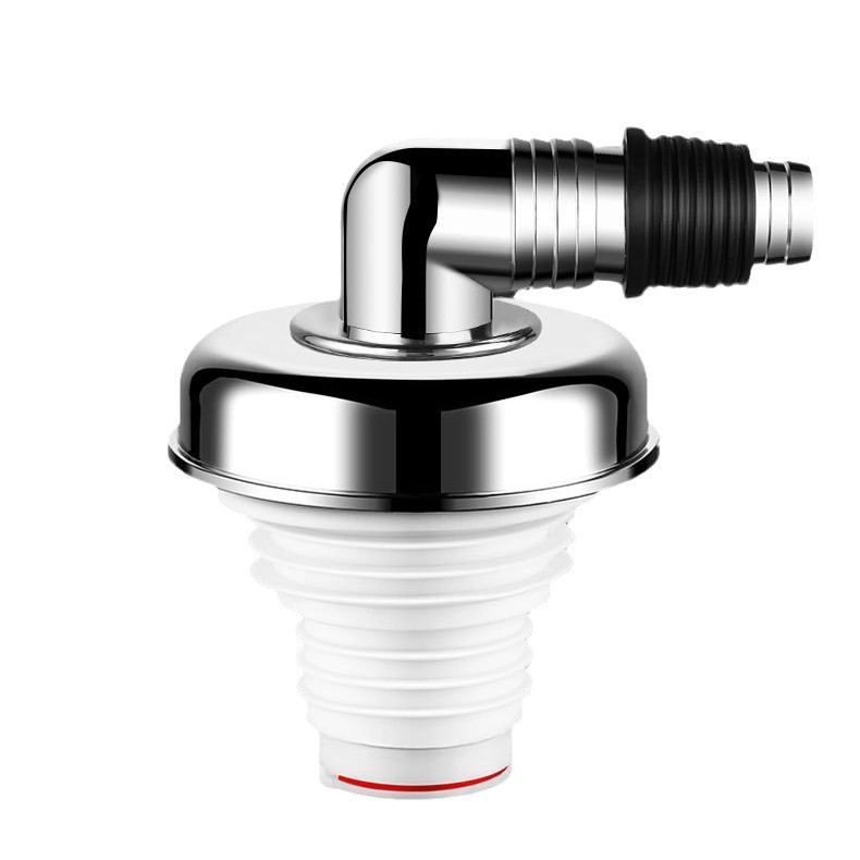 The three-way drain pipe for the washing machine, the joint of the drain pipe and the floor drain, is connected to the three-way manifold, and the water distributor is split into two Item Picture