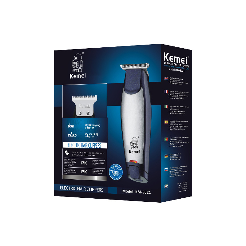 kemei Cross-border Electric hair clipper, hair clipper, oil-tipped electric clipper, silent household electric clipper KM-5021 Item Picture