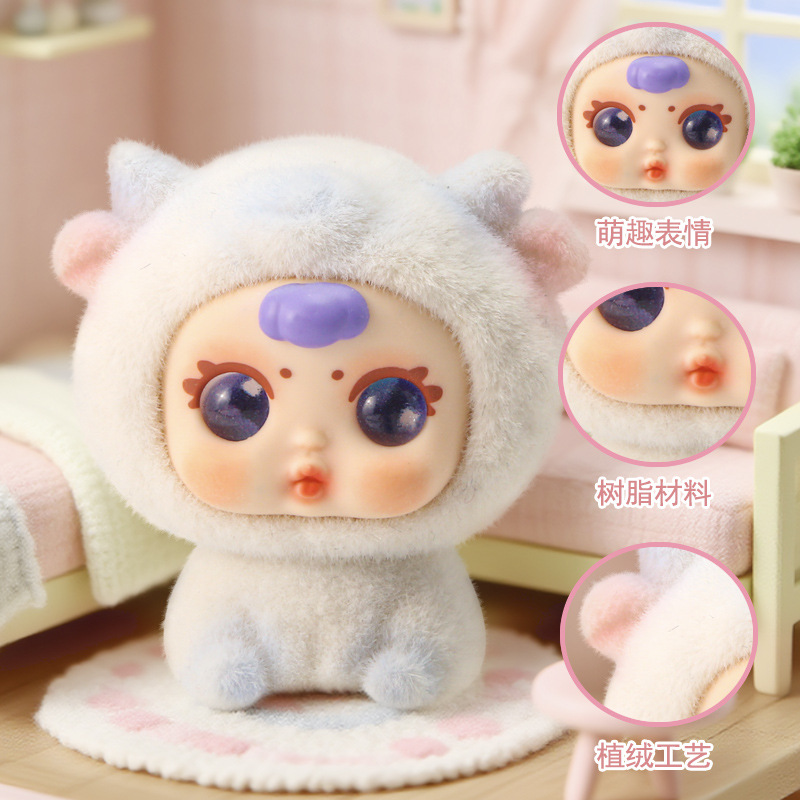 m milk candy pajamas, pajamas party blind box, cute plush toy decorations, festival gifts, gift blind box wholesale Application Scenario
