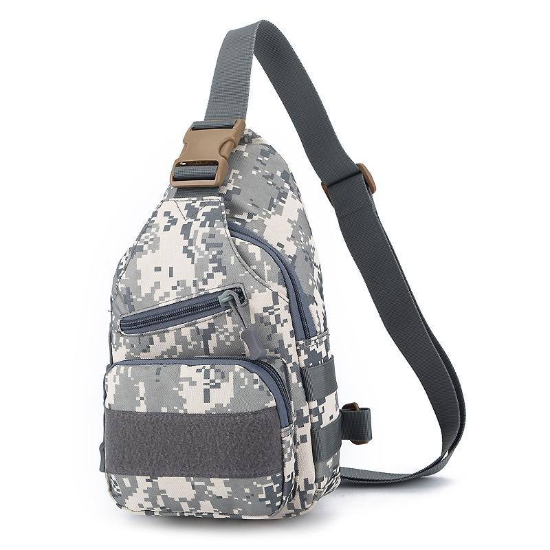 新款战术背包多用途单肩斜挎包小号户外登山包男士迷彩胸包