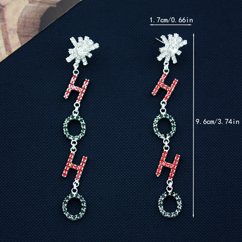 饰品/饰品女长款气质/耳环女长款气质/欧比雅比/耳线银白底实物图