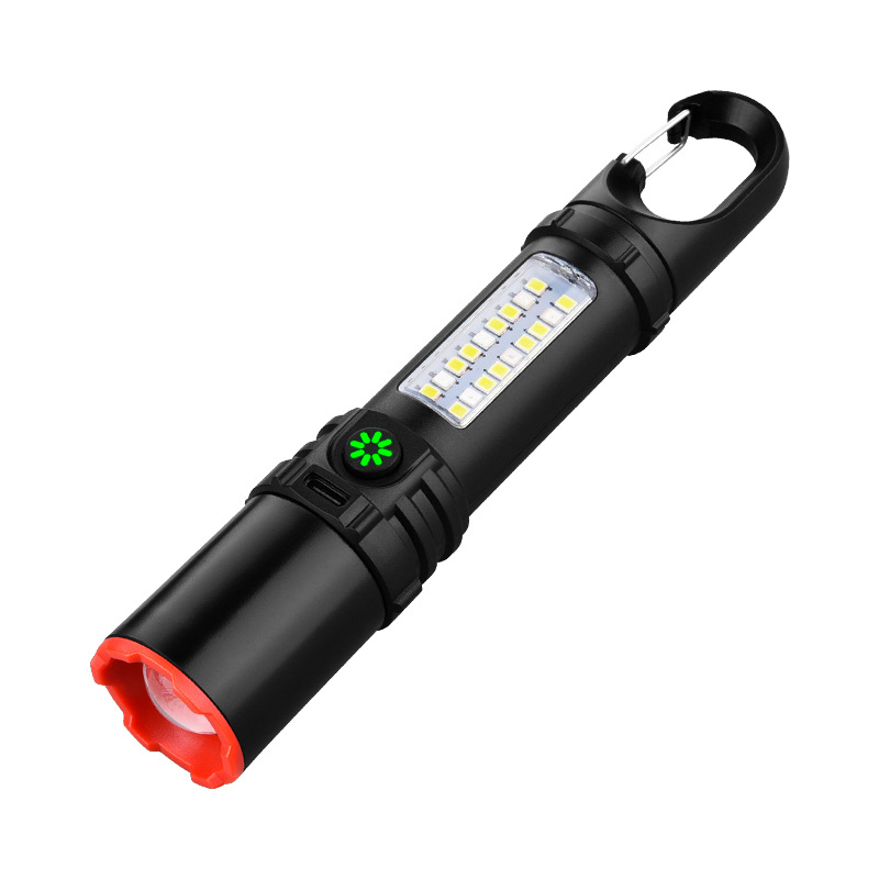 Multi-functional high-intensity flashlight, portable charging, long battery life, bright flashlight, strong light, super bright, outdoor long battery life Item Picture