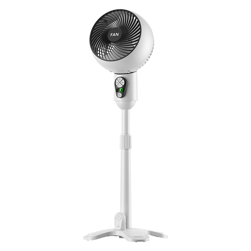 Cross-border air circulation fan, household floor fan, smart remote control fan, usb rechargeable oscillating fan, electric fan Item Picture