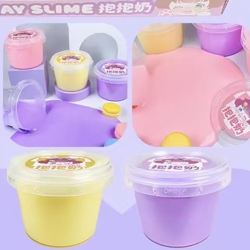 Peilebao factory direct sales of folded ear Rabbit Hug milk foaming gel Crystal mud Application Scenario