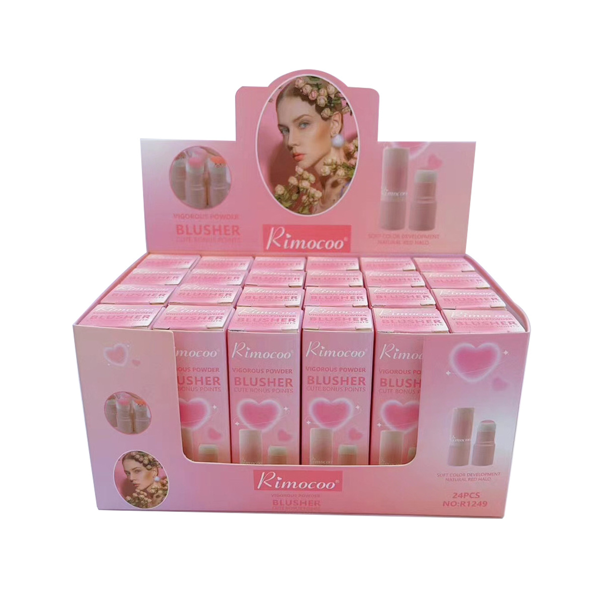 腮红/sheglam腮红/MAC品牌粉底液/MAC彩妆/Novo白底实物图