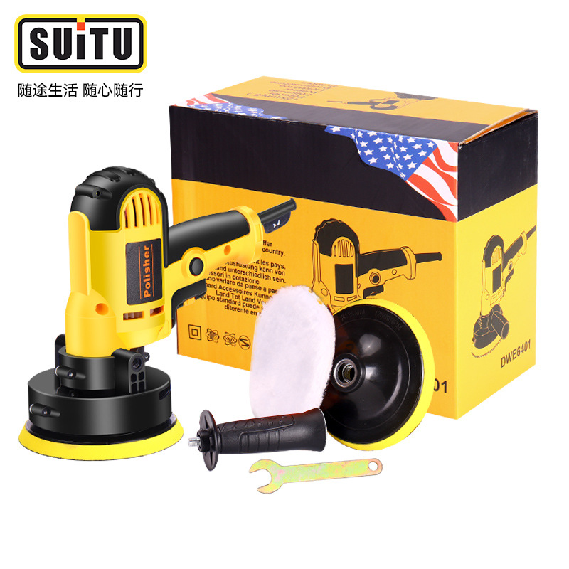 Car beauty waxing machine, glazing machine, polishing tile, handheld electric grinding machine, portable waxing machine, automotive supplies Application Scenario