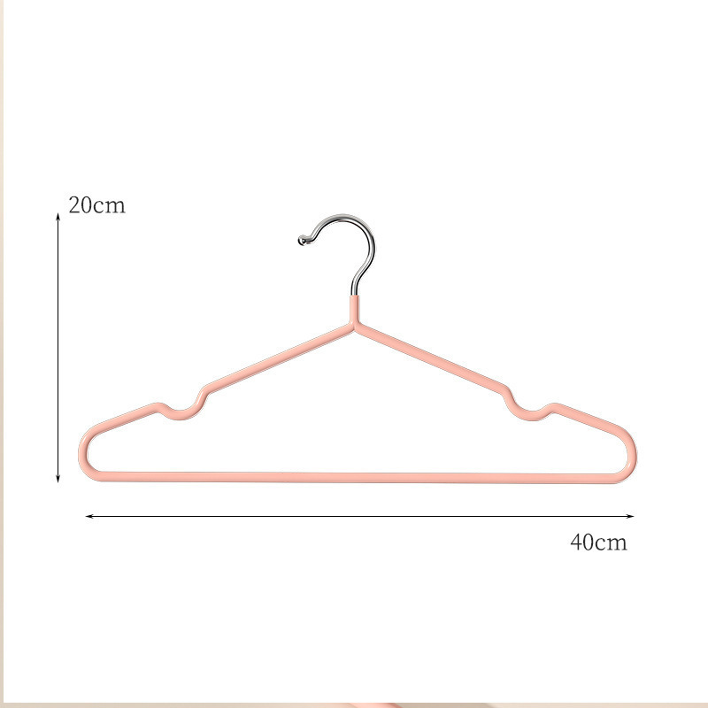 Household thickened clothes hangers, frosted resin clothes hangers, adult clothes hangers, plastic-coated anti-slip and traceless clothes racks, children's clothes hangers Item Picture