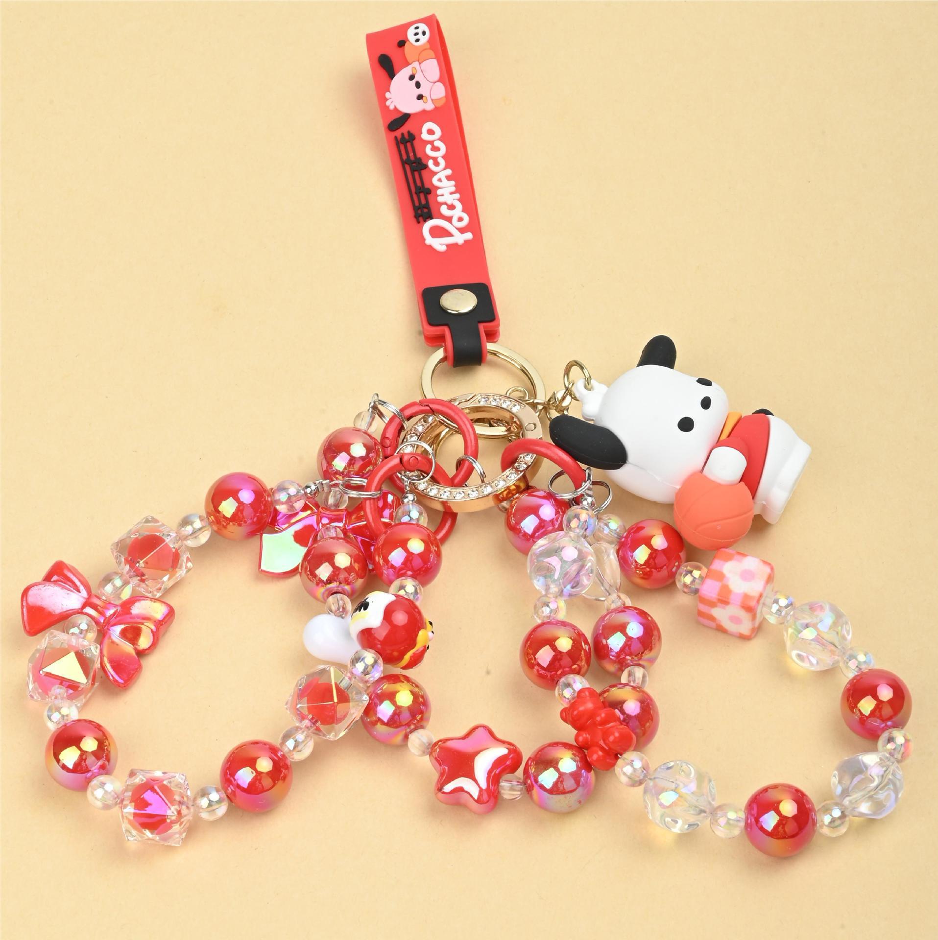 New style bracelet, cartoon doll, key chain, cute girl, baby pendant, car key chain, claw machine, small gift