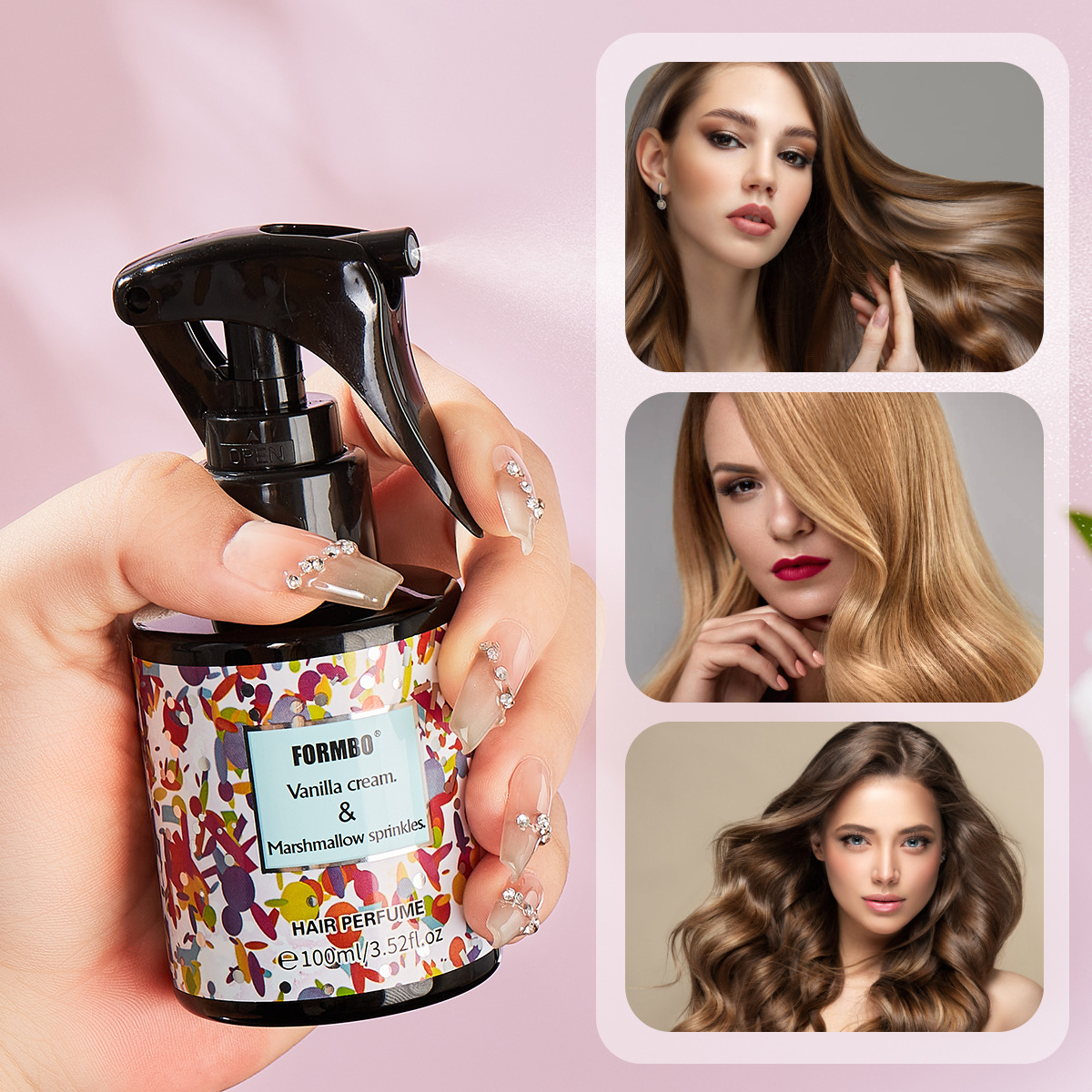 【 Cross-border Exclusive Supply 】FORMBO Hair Perfume, Fresh Perfume, Women's Long-lasting Light Fragrance Wholesale for export details Picture
