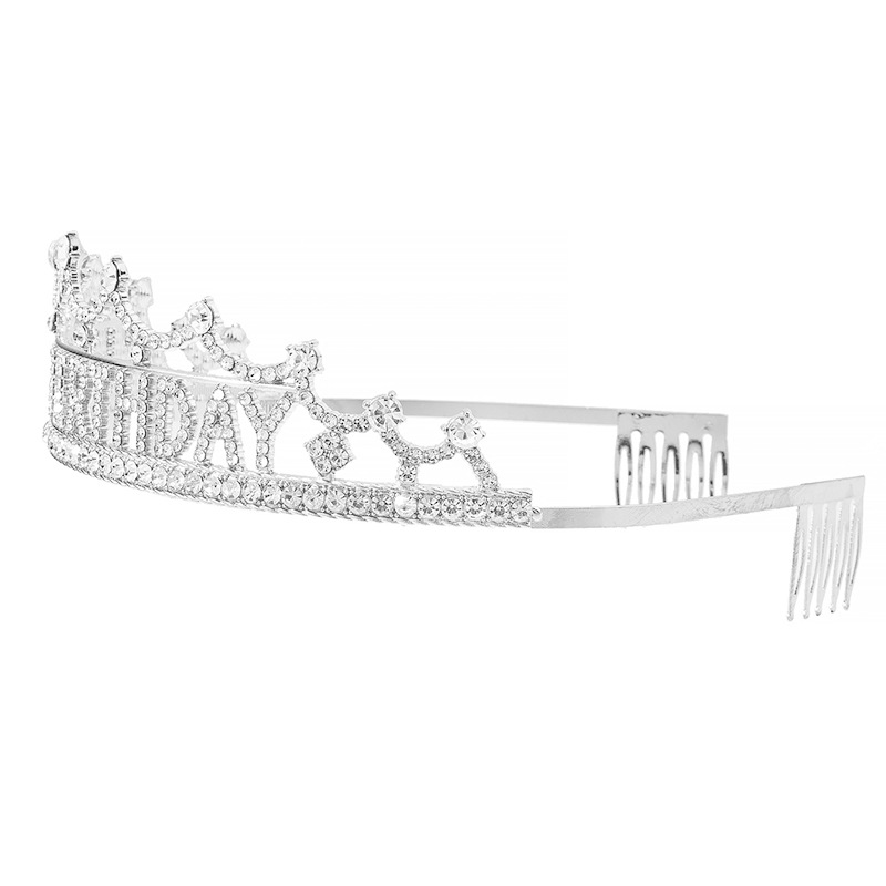 European and American cross-border letter "HAPPY BRITHDAY" birthday celebration water diamond alloy crown women's party headwear Application Scenario