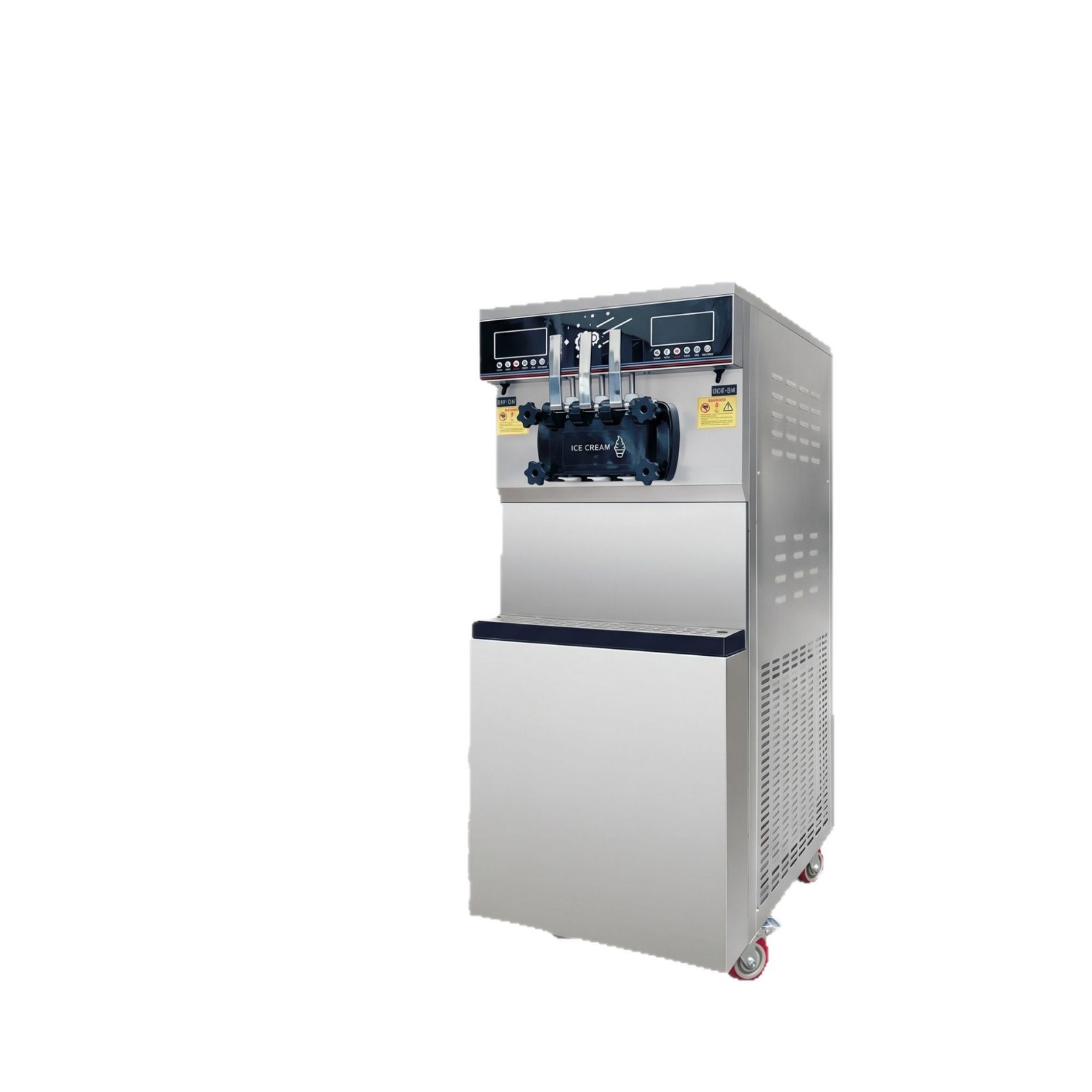 Commercial continuous discharge ice cream machine, dual-system cold production ice cream making machine, factory direct sales of cold drink equipment Item Picture