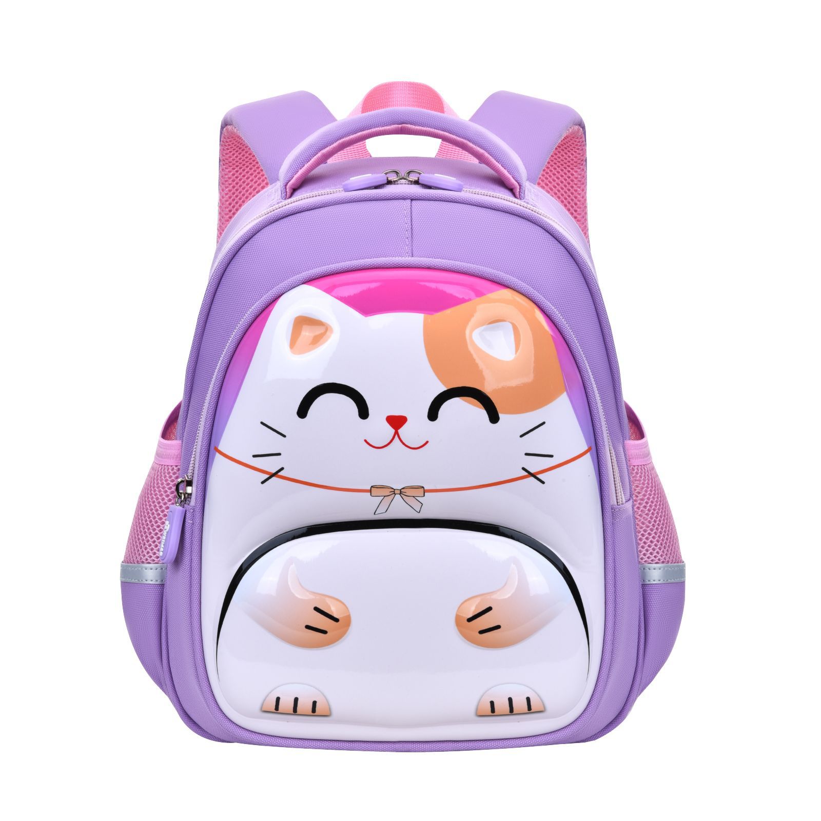 Big tail cat children's schoolbag for boys, small schoolbag for girls, 3 to 5 years old, cute cartoon owl baby backpack Item Picture
