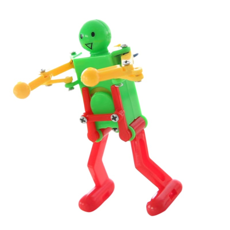 Winding dancing butt twisting robot toy, spring-wound robot dancing robot, export toy Item Picture
