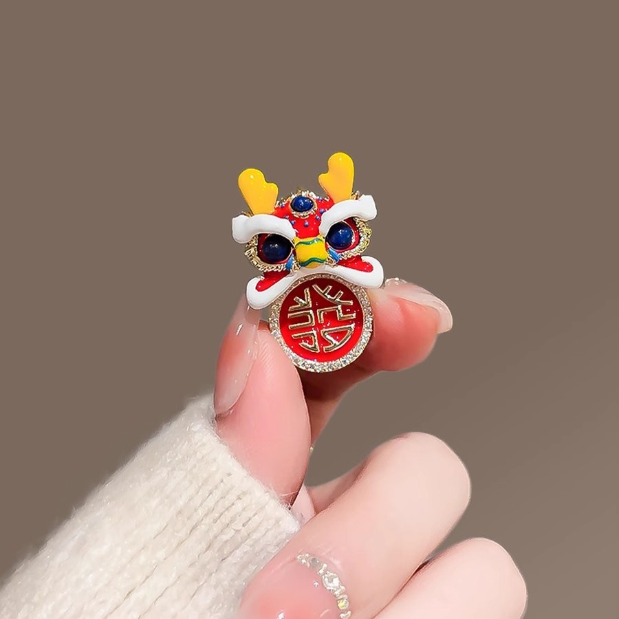 胸针/空白胸针/布艺胸针/合金胸针/扣子别针细节图