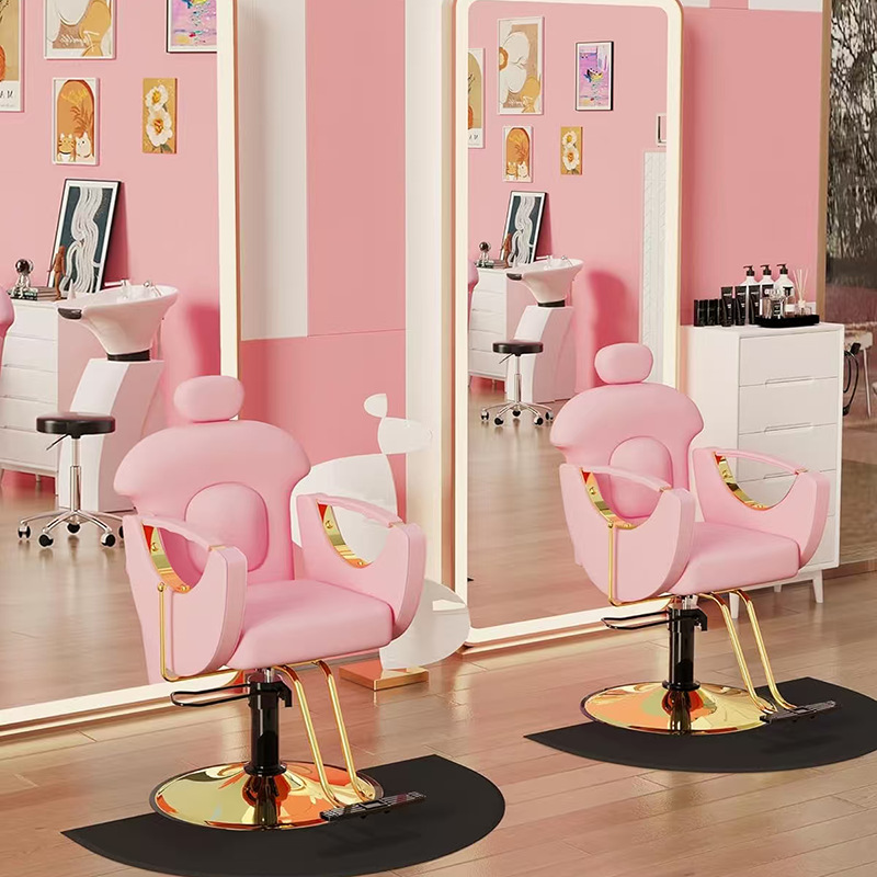 美容椅/理发店柜子/剪发椅/美容圆凳子/化妆椅产品图