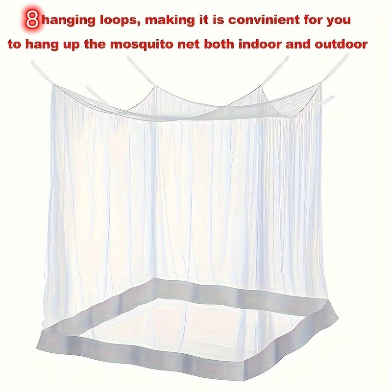 Amazon cross-border outdoor pavilion garden mosquito net, extra-large bedspread, camping screen house mosquito net, square mosquito net Item Picture